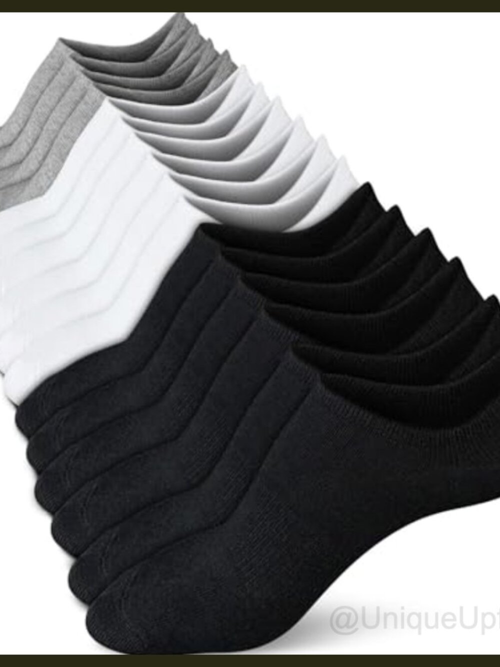 No Show Socks Women Low Cut Ankle Non Slip Cotton 4/8 Pairs